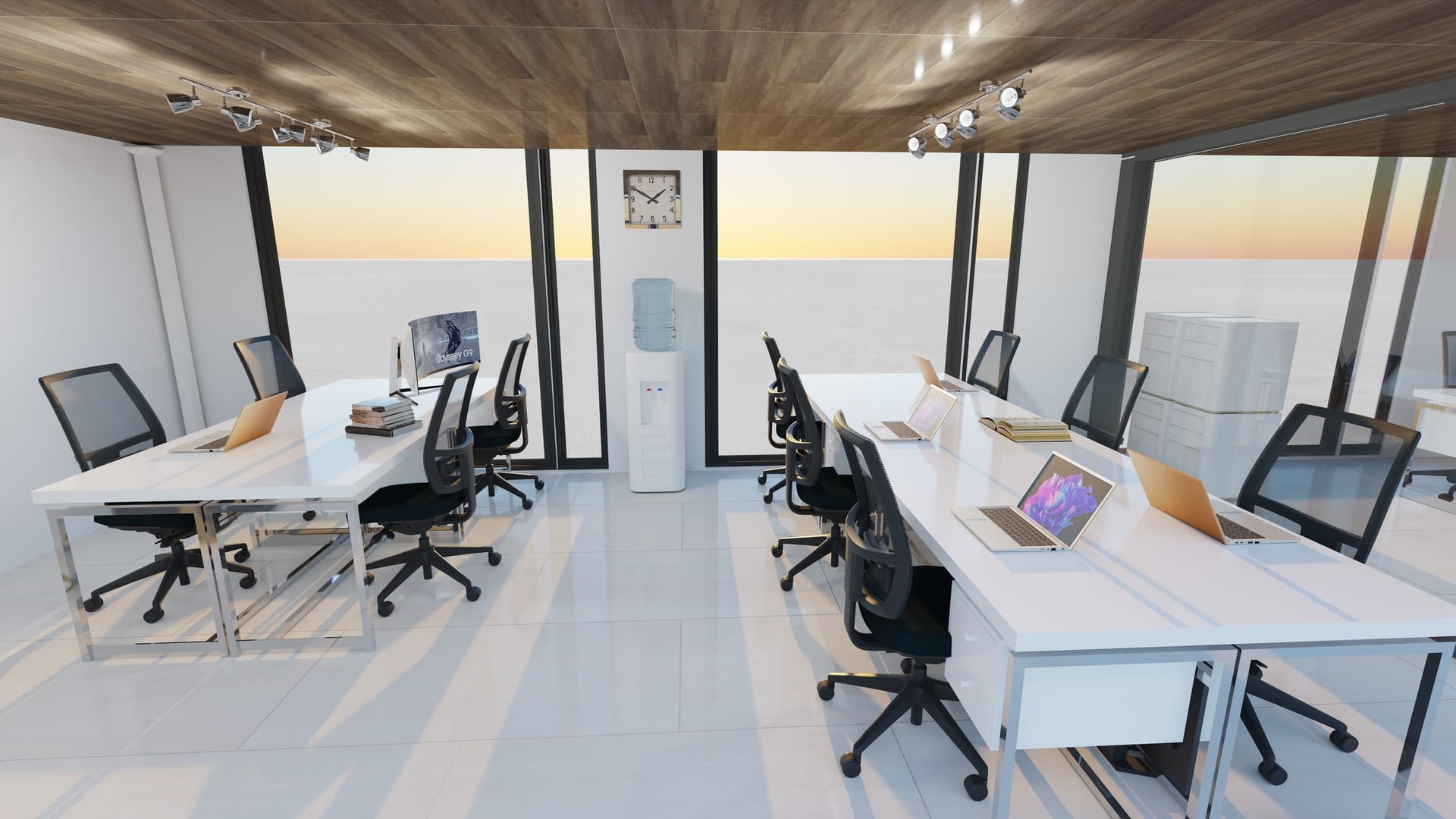 Coworking desks at Artana, Pristina