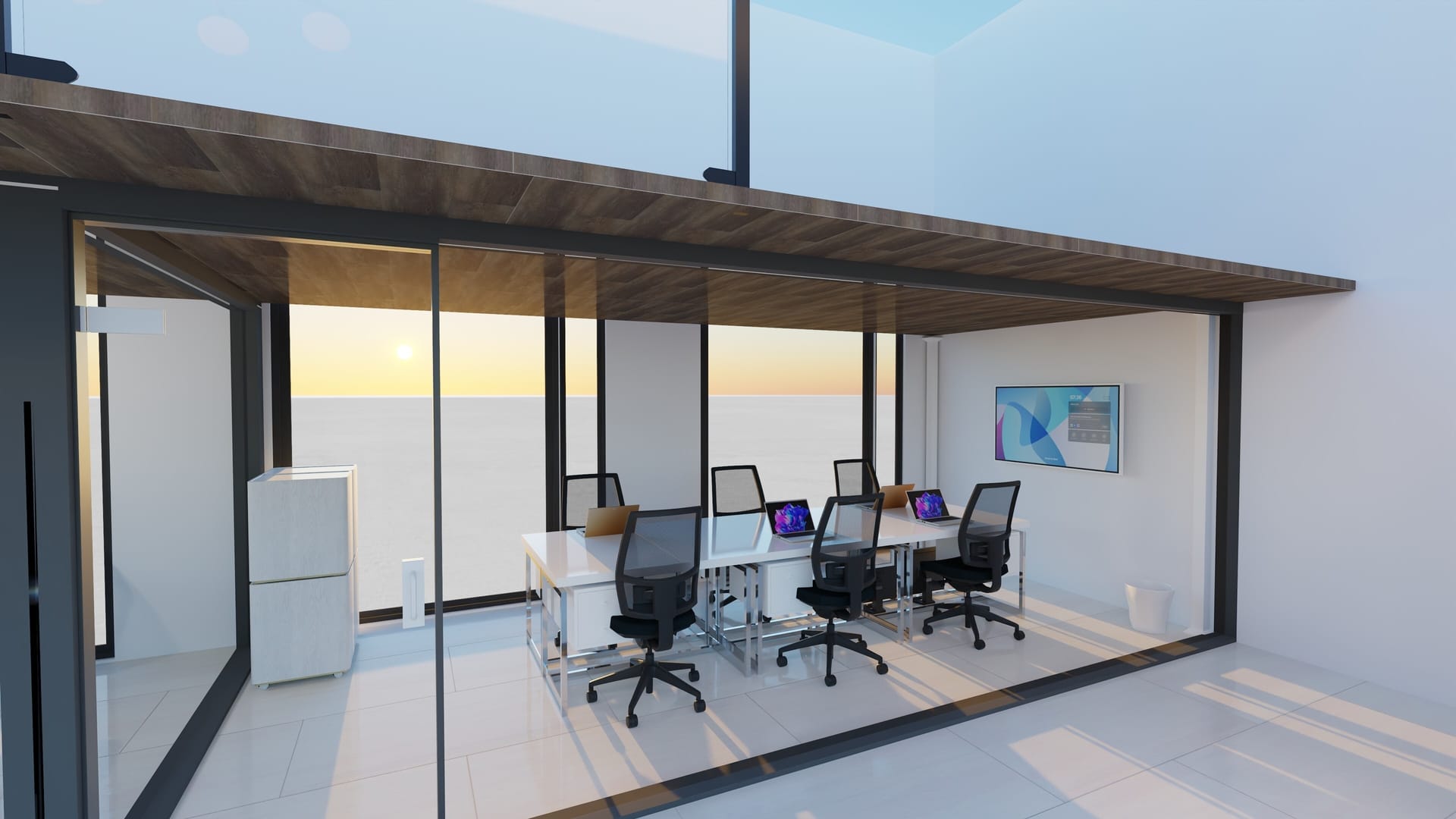 Private office suite at Artana Group, Dukagjini Centre, Pristina